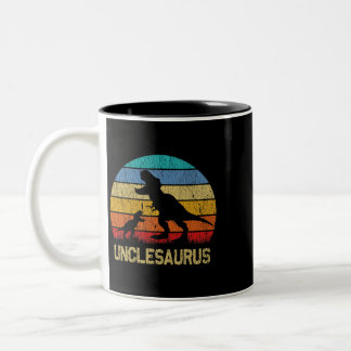 UncleSaurus T Rex Dinosaur Onkel Saurus Family Mat Zweifarbige Tasse