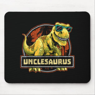 Unclesaurus T rex Uncle Saurus Dinosaurier Mousepad