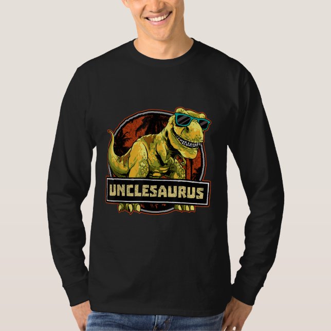 Unclesaurus T rex Uncle Saurus Dinosaurier T-Shirt (Vorderseite)