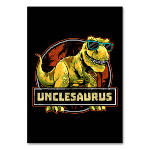 Unclesaurus T rex Uncle Saurus Dinosaurier Tischnummer