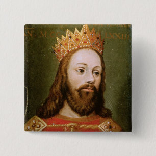 Uncrowned heiliger römischer Kaiser Rudolf I Button