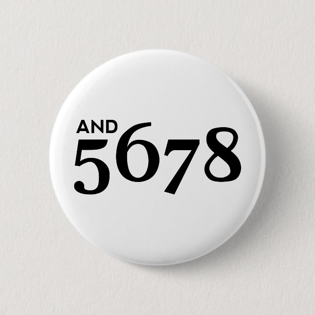 Und 5678 button (Vorderseite)