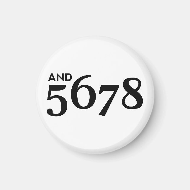 und 5678 magnet (Vorne)