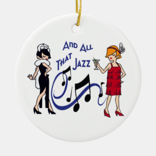 Und all dieser Jazz Keramik Ornament