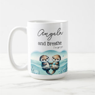 Und atme Otter-Freundschaft Personalisierte Tasse