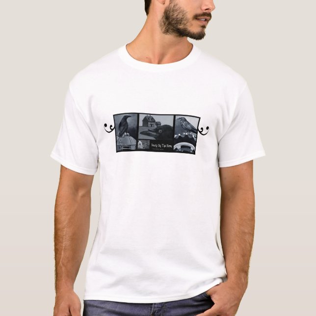 Und auf dem Bauernhof gab es eine Krähe T-Shirt (Vorderseite)