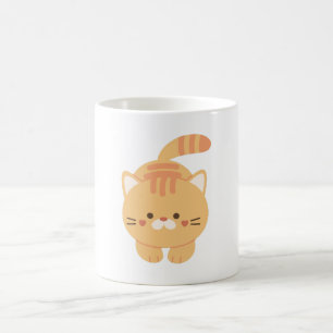 ☕ 🐾 und Aufkleber - Katzenreinigung Kaffeetasse