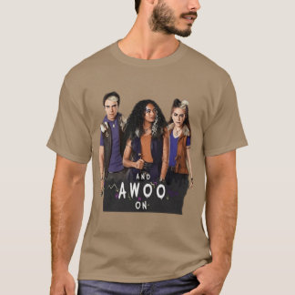 Und awoo auf Zombie Retro T-Shirt