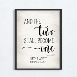 Und beide werden zu einer Personalisierten Wall Ar Poster