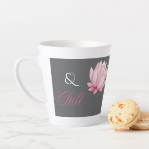 Und Chill, Lotusblume, Entspannungsgeschenk für Si Milchtasse