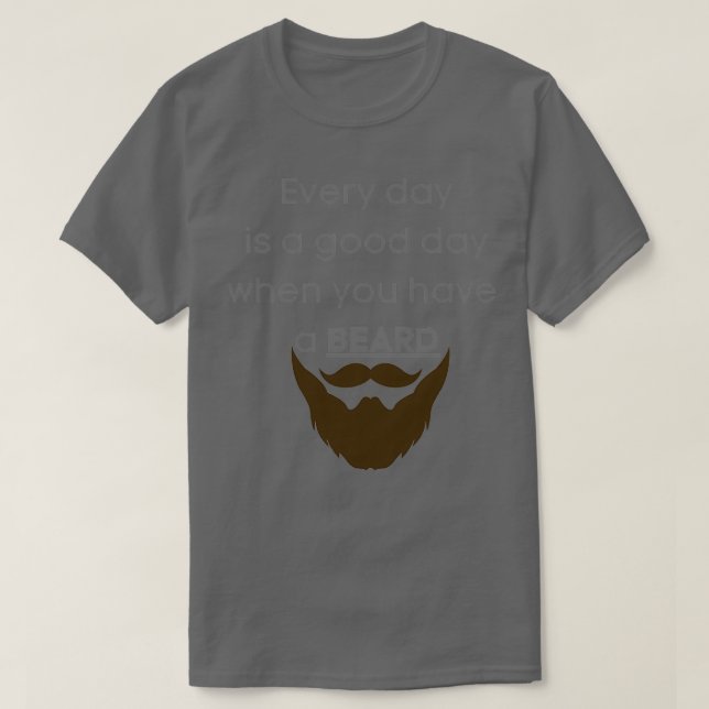 und coole Bartdesigns T-Shirt (Design vorne)