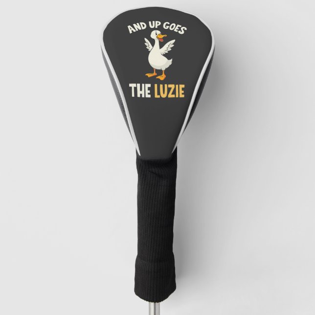 Und dann kommen die Luzie Funny Goose Liebhaber Golf Headcover (Vorderseite)