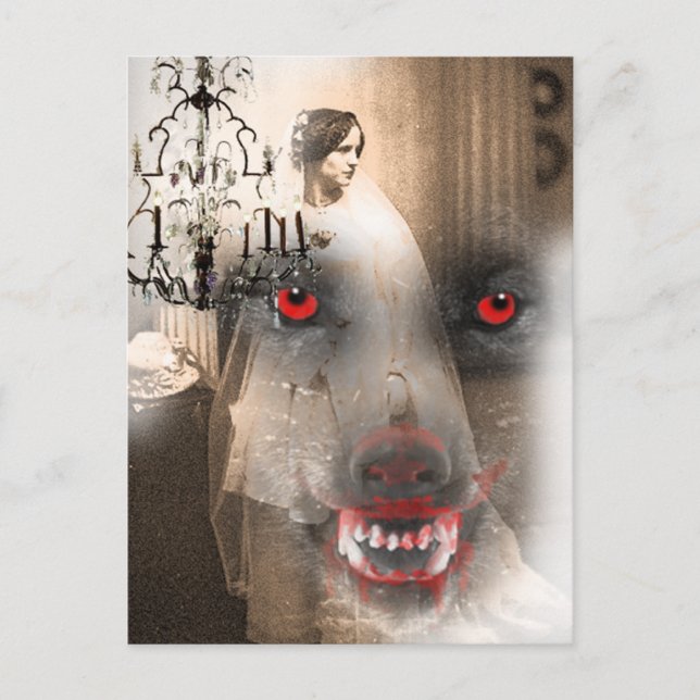 Und dann sah er den Mond Postkarte (Vorderseite)