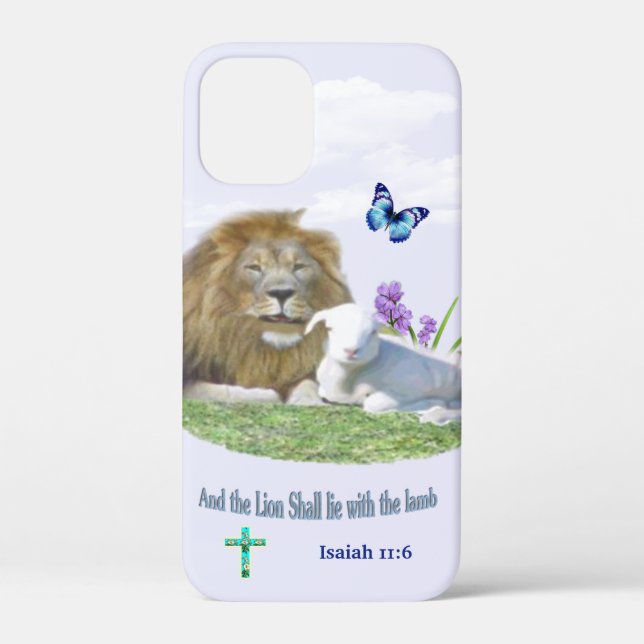 Und der Löwe wird beim Lamm liegen Case-Mate iPhone Hülle (Rückseite)