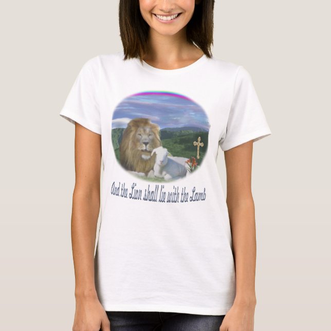 Und der Löwe wird beim Lamm liegen T-Shirt (Vorderseite)