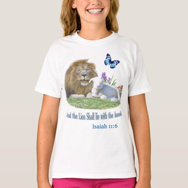 Und der Löwe wird beim Lamm liegen T-Shirt (Vorderseite)