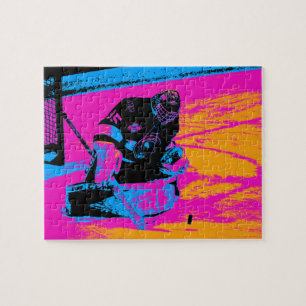 Und der Puck hält hier an! - Eishockey Goalie