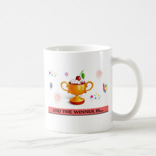 Und der Sieger ist Nachtisch-Cup Kaffeetasse