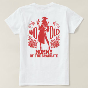UND DID Urban Female Silhouette Trendy Abschluss T-Shirt