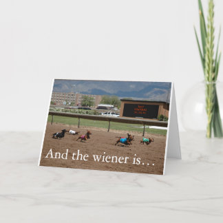 Und die Dackel ist… Karte