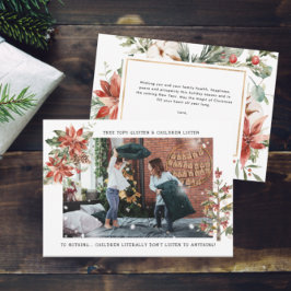 Und die Kinder hören zu | Funny Christmas Foto Car