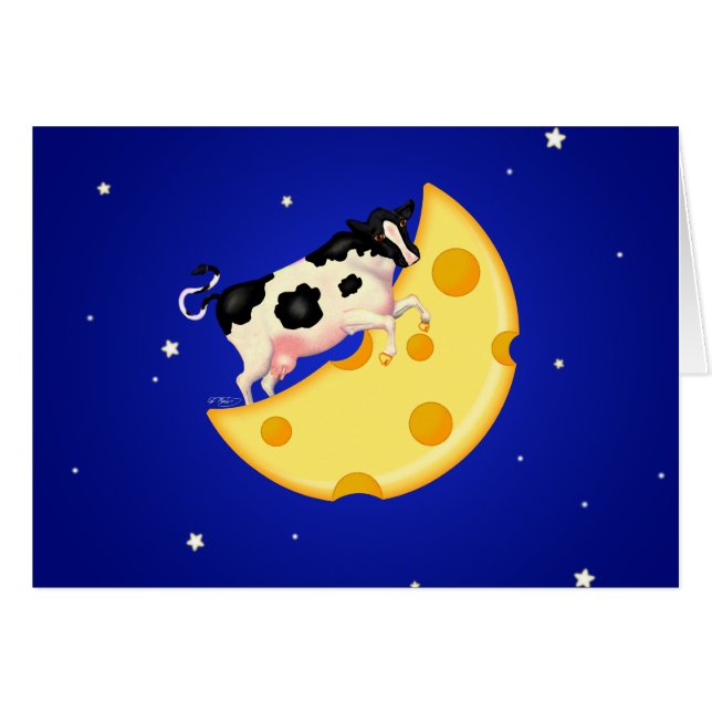 Und die Kuh sprang über den Käse-Mond (Vorderseite (Horizontal))