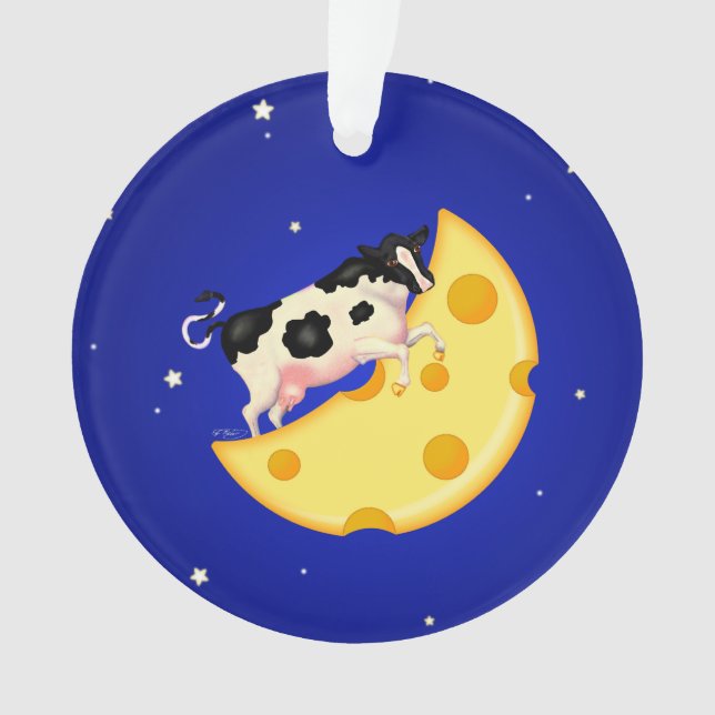 Und die Kuh sprang über den Mond Ornament (Vorderseite)