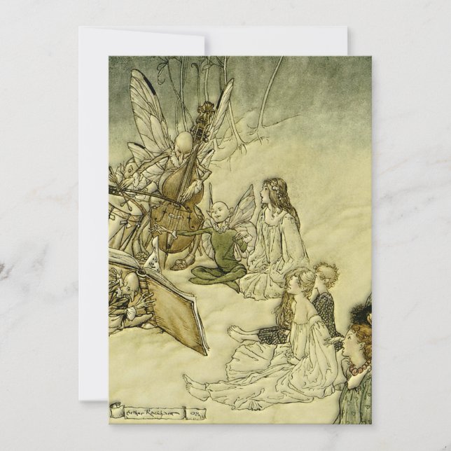 Und ein Fairy Song - Arthur Rackham (Vorderseite)