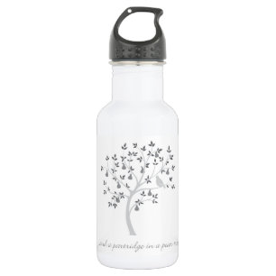Und ein Rebhuhn in einer Birne Trinkflasche