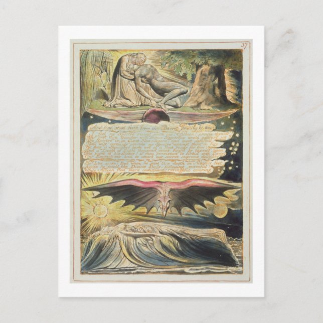 'Und ein Stood Forth..', Teller 37 aus 'Jerusalem. Postkarte (Vorderseite)