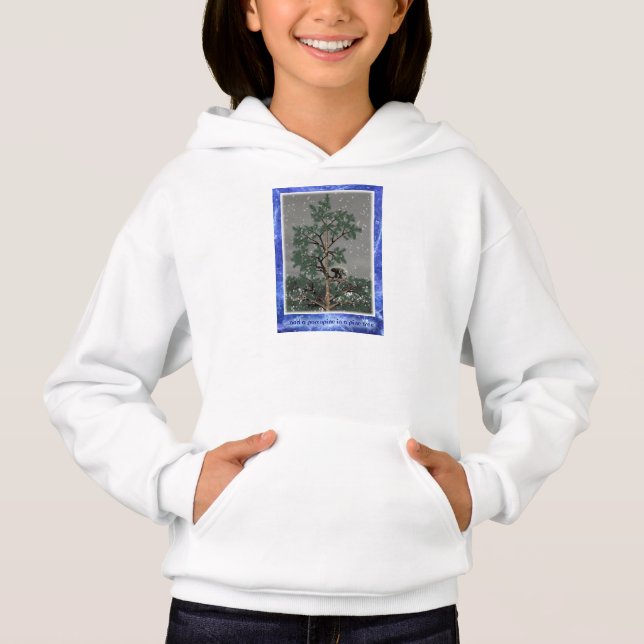Und eine Porcupine in einem Kiefernbaum Hoodie (Vorderseite)