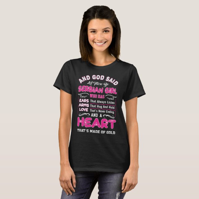 Und Gott sagte, dass gelassen es T-Shirt (Vorne ganz)