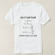 Und Gott sagte [Maxwells Gleichungen] T-Shirt (Design vorne)