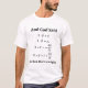 Und Gott sagte [Maxwells Gleichungen] T-Shirt (Vorderseite)