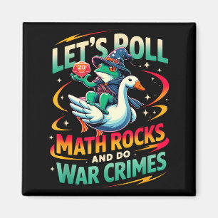 Und Hemd Frosch Reiten Gans Lass uns rollen Magnet