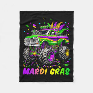 Und Hemd Mardi Gras Leopard LKW Maske Fleecedecke