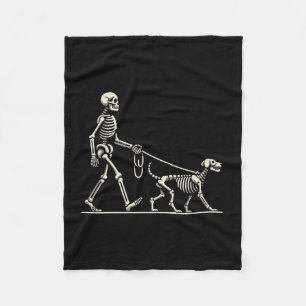 Und Hund Lazy Halloween Kostüm Funny Skull Pet Fleecedecke