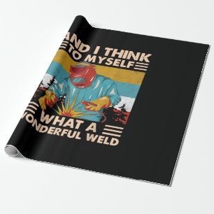 Und ich denke für mich, was für ein wunderbarer We Geschenkpapier