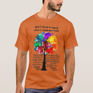 Und ich denke mir, was für eine wunderbare Welt 2 T-Shirt