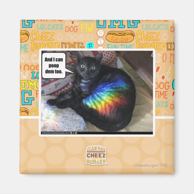 Und ich kann das auch gekackt haben. magnet (Vorne)