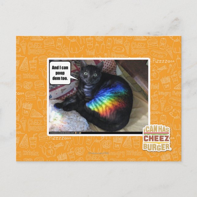 Und ich kann DM auch kacken Postkarte (Vorderseite)
