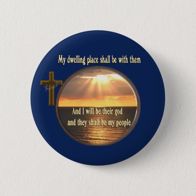 Und ich werde ihr Gott sein Button (Vorderseite)