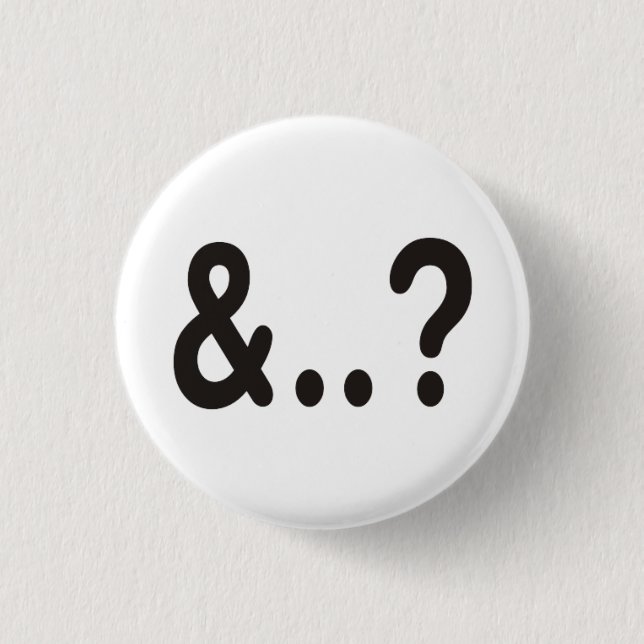 Und Ihr Punkt ist? Button (Vorderseite)