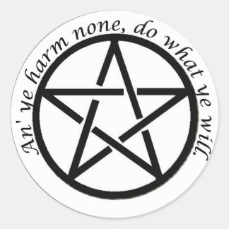 und ihr tut nichts weh runder aufkleber