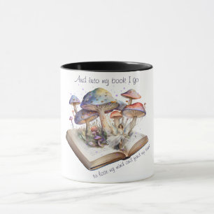 Und in mein Buch geh ich, meinen Verstand zu verli Tasse
