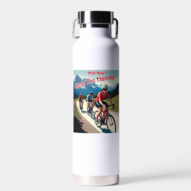 Und jetzt lasse ich die Hammerfrau mit dem Fahrrad Trinkflasche (Vorne)