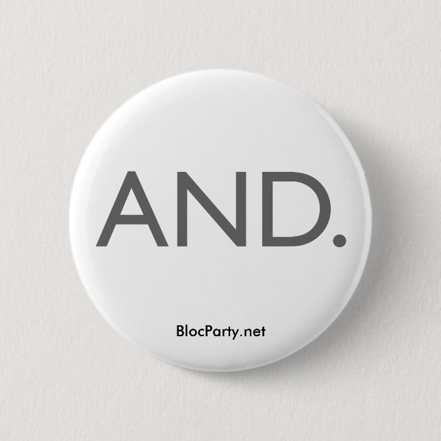 UND Knopf Button (Vorderseite)