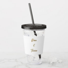 Und kommen steigen Wasser-Flaschen-Trommel Acryltrinkbecher