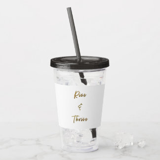 Und kommen steigen Wasser-Flaschen-Trommel Acryltrinkbecher