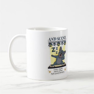 Und lustige Szene Französische Bulldogge Kaffeetasse